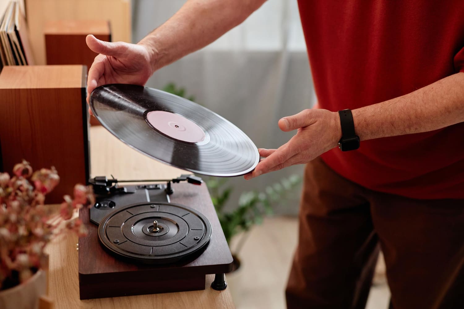 vinyl room